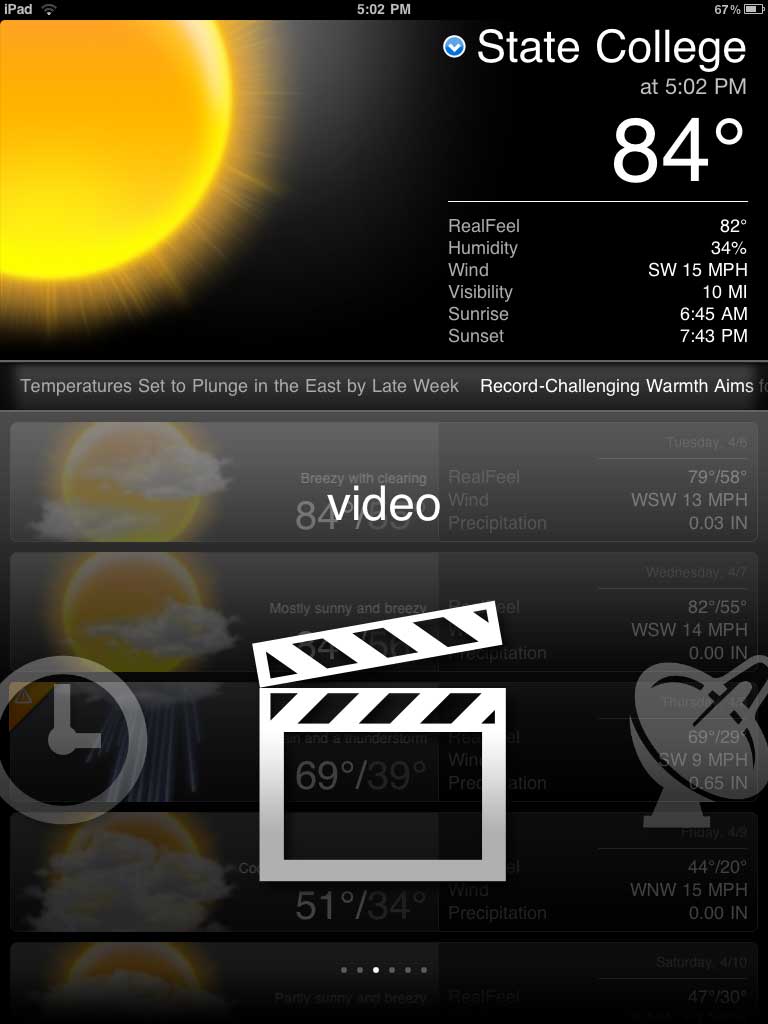 Tim Knapton - Project - AccuWeather TV